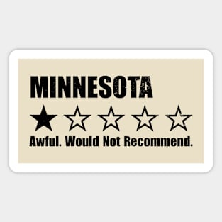 Minnesota One Star Review Magnet